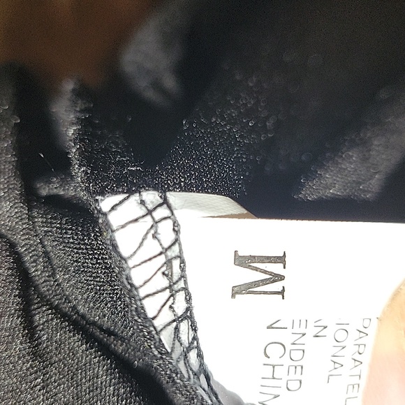 Black Tunic Long Side Slits Graphic Top - Picture 9 of 13